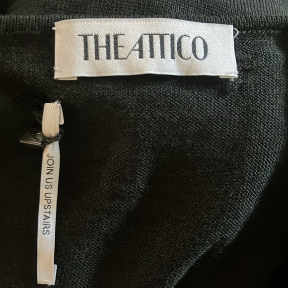 NWOT ATTICO ATWELL Buttery Soft Lightweight Lana Wool MIDI DRESS size Med/US 8 - Picture 15 of 15